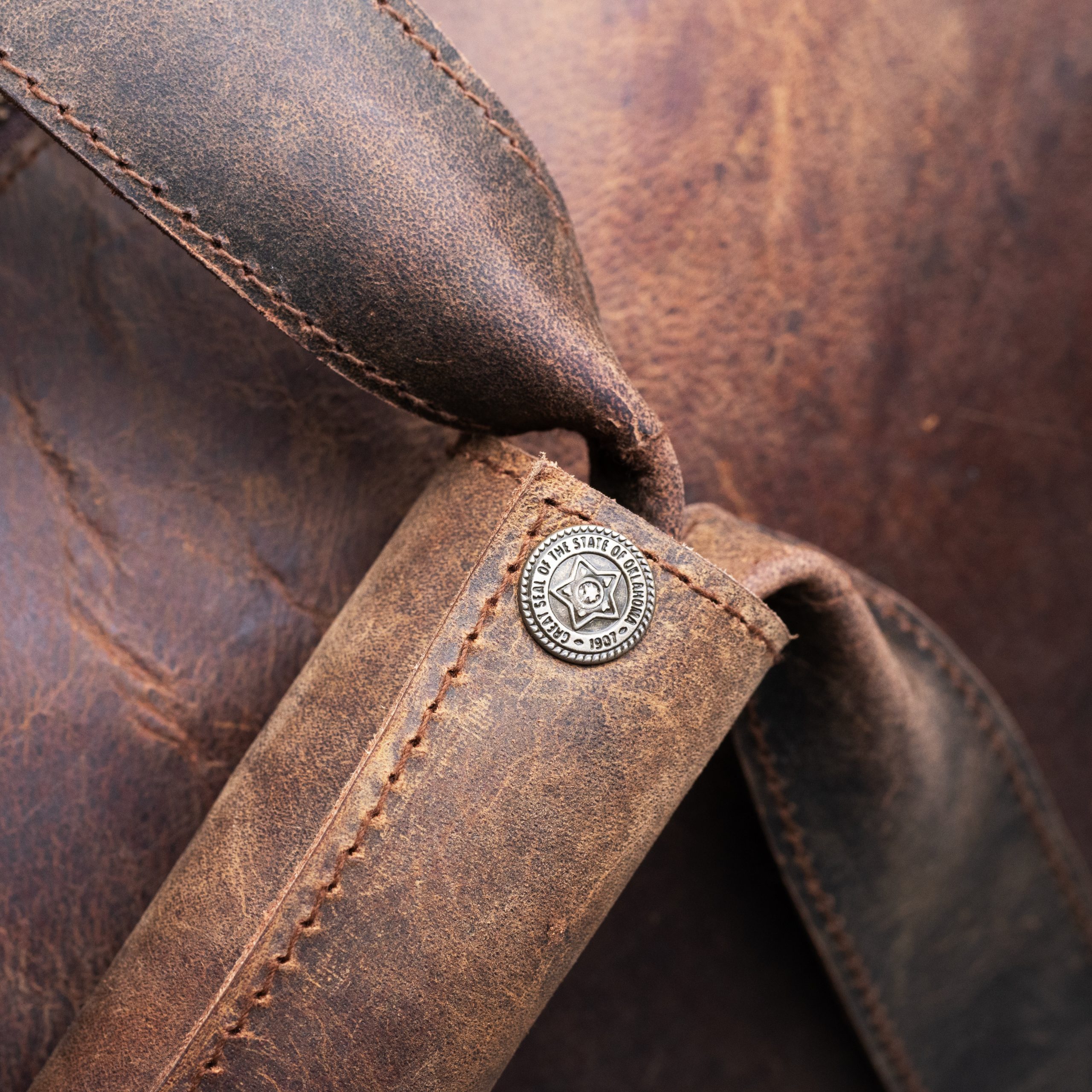 Satchel and fable 26 inch Handmade Vintage Brown Leather Duffel Travel Gym Sports Weekend Bag for Men - Image 8